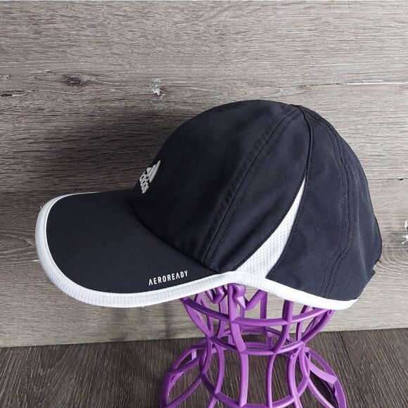 Adidas Aeroready Black and White Lightweight Hat - Picture 3 of 5